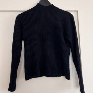 Vintage Cashmere Black Turtleneck